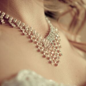 Golden necklace for women
